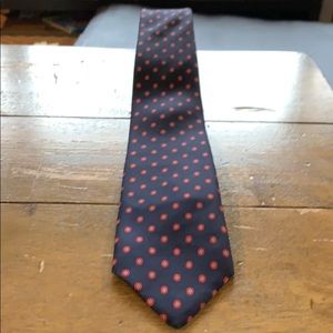 EUC Lord & Taylor Blue and Red Silk Tie